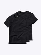 AO Split-Hem Tee 3-Pack | Black Signature-Fit PYCA Pro®