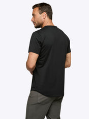 AO Henley Curve-Hem | Black Signature-fit PYCA Pro®