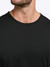 AO Curve-Hem Tee | Black Signature-fit PYCA Pro®