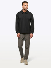 Hyperloop Rugby Polo | Black Signature-Fit