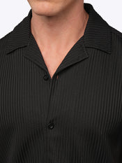 Capri Camp Collar | Black Signature-Fit