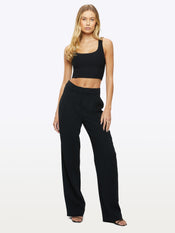 Coreflex™ Tank Cropped | Black Form-Fitting