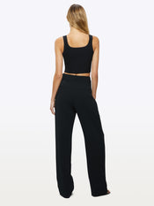 Coreflex™ Tank Cropped | Black Form-Fitting