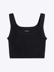 Coreflex™ Tank Cropped | Black Form-Fitting