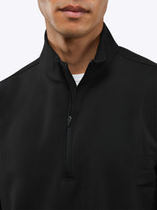 Crossover Fleece Q-Zip | Black Signature-Fit