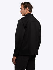 District Heavyweight Overshirt | Black Classic-Fit