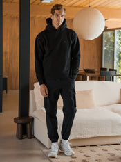 Divine Fleece Hoodie | Black Classic-fit