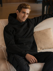 Divine Fleece Hoodie | Black Classic-fit