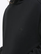 Divine Fleece Oversized Hoodie | Black