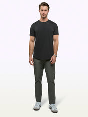Featherlight Pima Tee | Black Signature-Fit