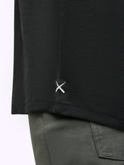 Featherlight Pima Tee | Black Signature-Fit