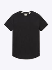 Featherlight Pima Tee | Black Signature-Fit