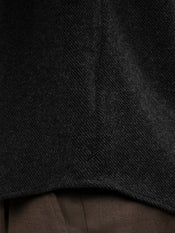 Hudson Soft Knit Button Up | Black Signature-Fit