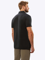 COZ Pima Polo | Black Signature-Fit