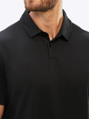 COZ Pima Polo | Black Signature-Fit