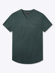 AO V-Neck Curve-Hem Tee | Bonsai Signature-fit PYCA Pro®