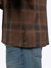 District Heavyweight Overshirt | Brown Plaid Classic-Fit