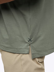 AO Split-Hem Tee | Gunmetal Signature-Fit PYCA Pro®