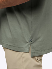 AO Split-Hem Tee | Gunmetal Signature-Fit PYCA Pro®