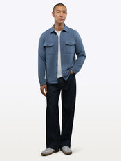 Hyperloop Overshirt | Cadet Blue Signature-Fit