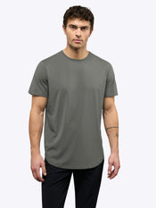 AO Elongated Tee | Castor Grey Signature-fit PYCA Pro®