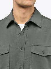Hyperloop Overshirt | Castor Grey Signature-Fit
