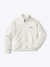 Club Fleece Q-Zip | Chalk Relaxed-fit