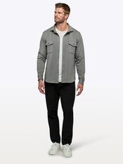 Essential Tank 3-Pack + Hyperloop Overshirt Fit Bundle – Hyperloop Overshirt | Charcoal Signature-Fit