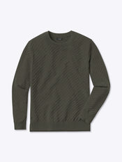 Riviera Knit Long Sleeve Texture Tee | Cypress Signature-Fit