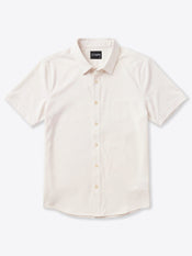 Crossover Button Up | Bone Signature Fit