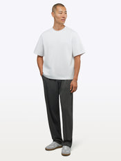 Foundation-Air Relaxed Pleated Trouser | Dark Graphite Relaxed-Fit