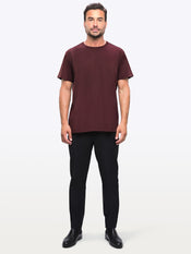 AO Forever Tee | Deep Cranberry Classic-Fit PYCA Pro®