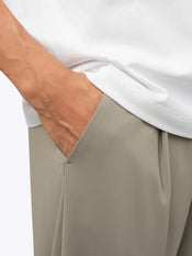 Foundation-Air Relaxed Pleated Trouser | Driftstone Relaxed-Fit