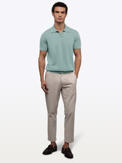 Riviera Knit Polo | Stormy Sea Signature-Fit