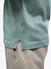 Riviera Knit Button Up | Stormy Sea Signature-Fit