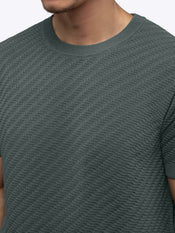 Riviera Knit Textured Tee | Urban Chic Signature-Fit