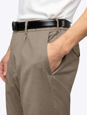 SoHo Trouser | Heather Tobacco Classic-fit