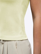 Tomboy Tee | Oyster White Slim-fit Tomboy-Cotton™