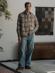 District Heavyweight Overshirt | Nimbus Plaid Classic-Fit