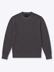 Palisade Textured Knit Crew Sweater | Steel Classic-Fit