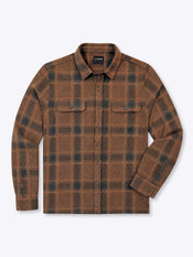 District Heavyweight Overshirt | Brown Plaid Classic-Fit
