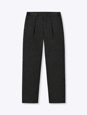 SoHo Pleated Trouser Relaxed-Fit | Heather Charcoal Woven