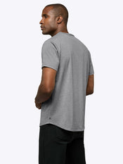 AO Curve-Hem Tee | Heather Grey Signature-fit PYCA Pro®