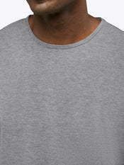 AO Curve-Hem Tee | Heather Grey Signature-fit PYCA Pro®