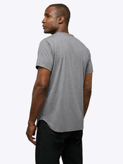 AO Elongated Tee | Heather Grey Signature-fit PYCA Pro®