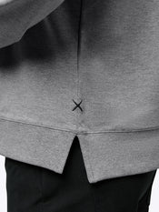 Hyperloop Pullover Split-Hem | Heather Grey Signature-fit