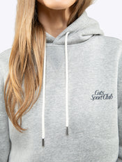 Sport Club Hoodie | Heather Grey Classic-Fit