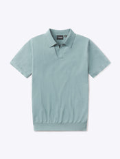 Riviera Knit Polo | Isle Blue Signature-Fit