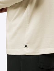 AO Forever Long Sleeve Tee | Ivory Classic-Fit PYCA Pro®
