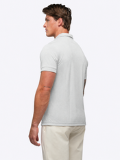 SoHo Ribbed Polo | Vapor Signature-Fit
